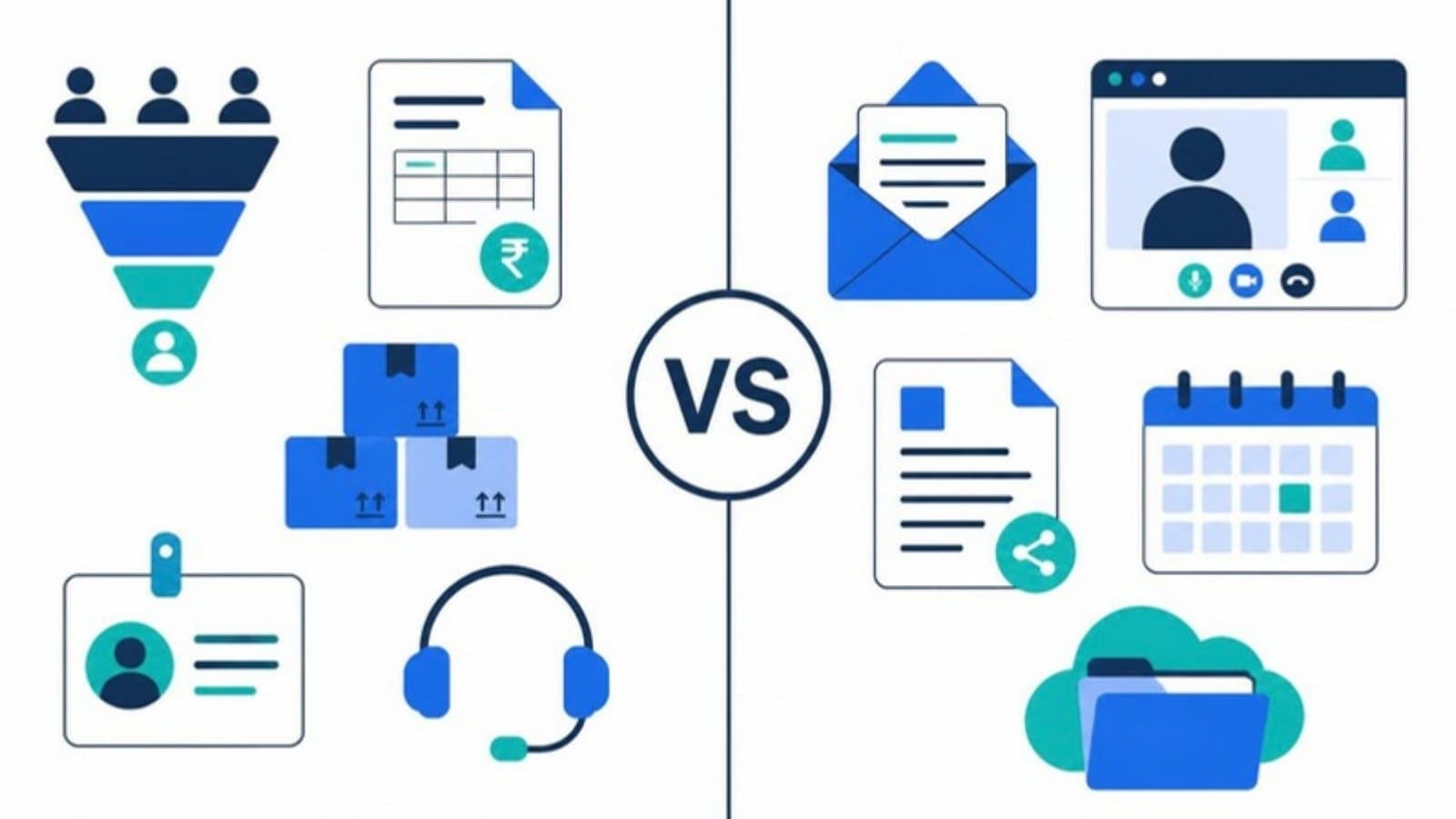 Business operations tools versus collaboration tools