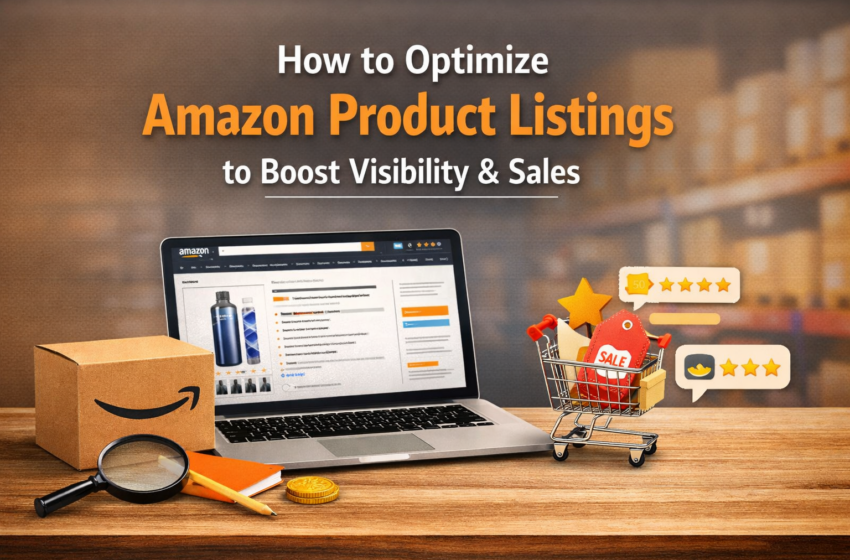 How to Optimize Amazon Product Listings to Boost Visibility & Sales