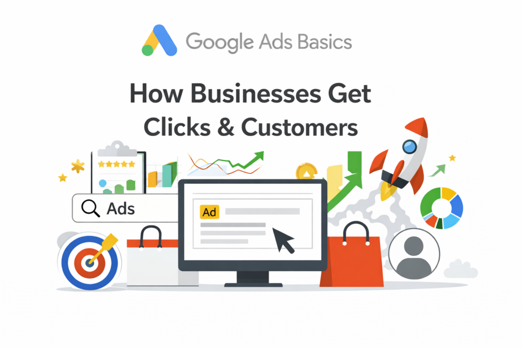 Google Ads Basics: How Businesses Get Clicks & Customers