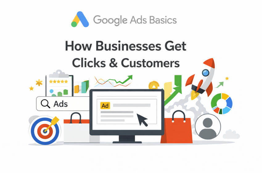 Google Ads Basics: How Businesses Get Clicks & Customers